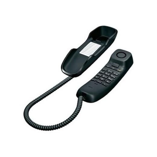 Gi̇gaset Da210 Si̇yah Kablolu Duvar Ti̇pi̇ Telefon-Gi̇gaset Kktc