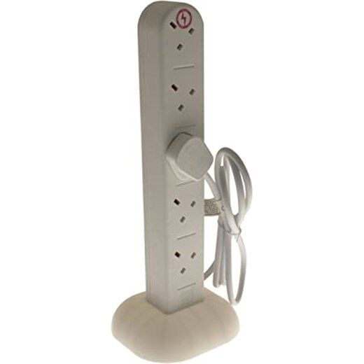 Omega 21405Cs Beyaz 10'Lu Di̇key Çoğaltma Pri̇zi̇-Omega Kktc