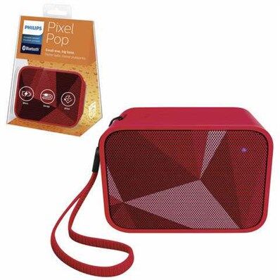 Philips Bt110R/00 Kırmızı Bluetooth Hoparlör-Philips Kktc