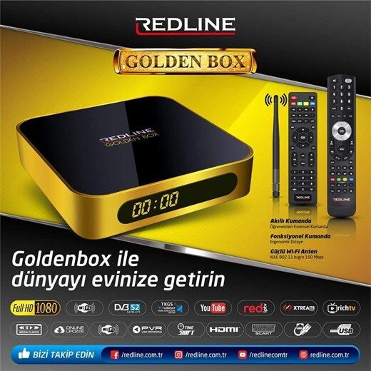 Redline Satellite Dvb-S2 Uydu Alicisi - Uydu Alicilari Ve Eki̇pmanlari-Redline Kktc