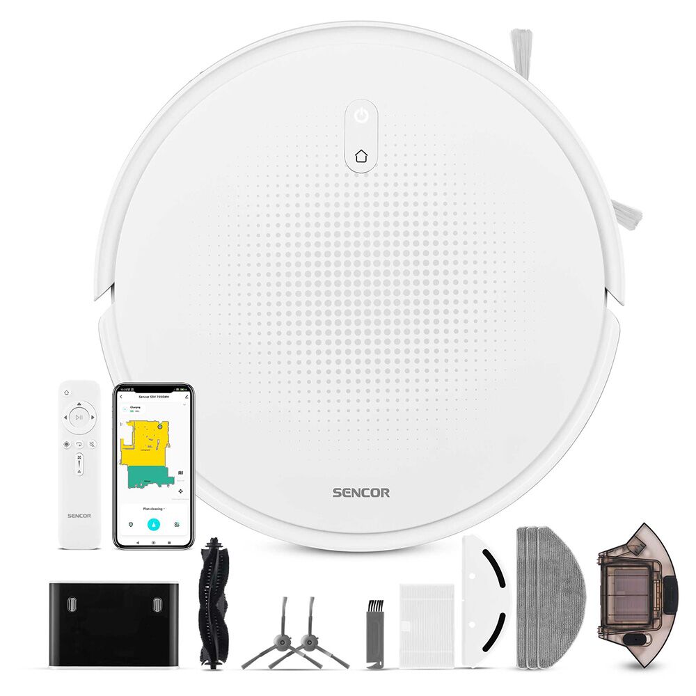Robot Süpürge Sencor Srv 7450Wh Beyaz