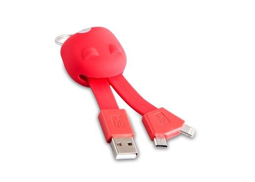S-Link Ip-304 Kırmızı Iphone 5/6+ Micro Usb Çevirici-S-Link Kktc