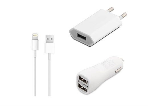 S-Link Ip-546 Iphone 5 Data Kablo + Ev + Araç Şarj - Araç İçi Şarj ...-S-Link Kktc