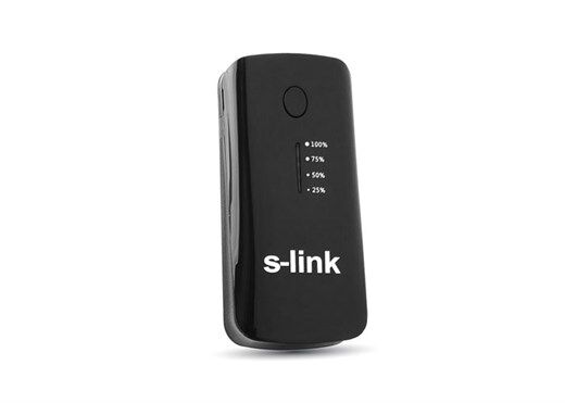 S-Link Ip-710 Siyah/Gümüş 5200Mah Powerbank - Powerbank-S-Link Kktc