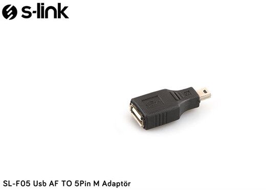 S-Link Sl-F05 Usb Af To 5Pin M Adaptör - Çoğaltıcı-S-Link Kktc