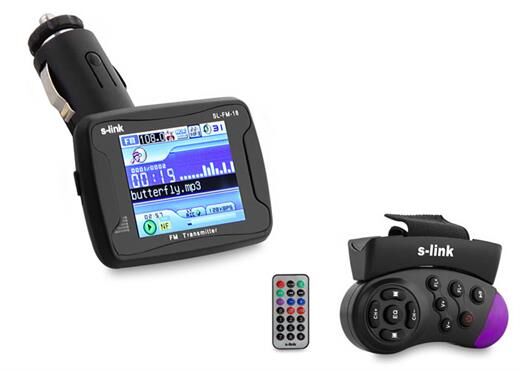 S-Link Sl-Fm-18 2Gb Mp4 Sd/Usb Destekli Fm Transmitter - Araç İçi S...-S-Link Kktc