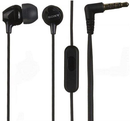 Sony Ex15Ap Mikrofonlu Silikonlu Kulaklık - Kablolu Telefon Kulaklı...-Sony Kktc
