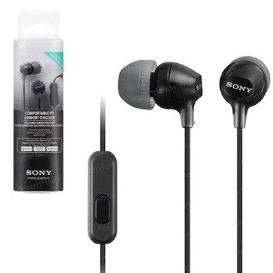 Sony Mikrofonlu Silikonlu Kulak İçi Kulaklık Mdrex - Kablolu Telefo...-Sony Kktc