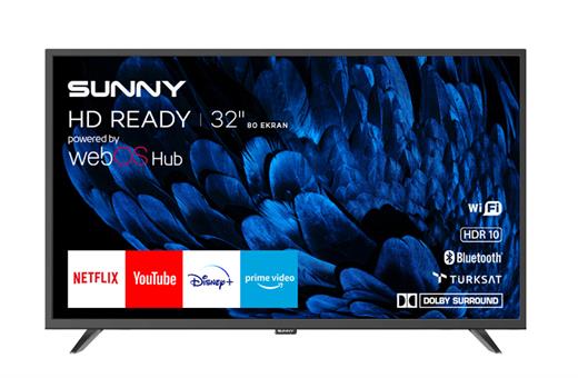 Sunny 32'' Hd Ready Uydu Alicili Smart Tv-Sunny Kktc