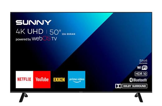 Sunny 50'' Uhd Webos Uydulu Smart Tv-Sunny Kktc