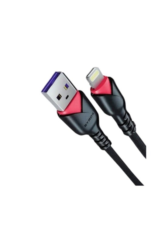 Syrox Şarj Kablosu Lightning 1Mt/2