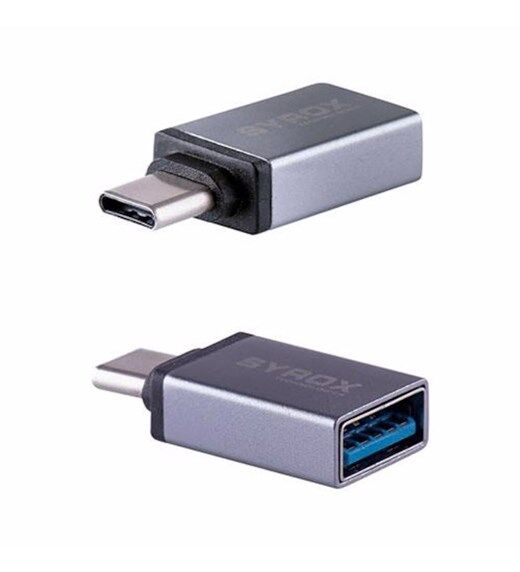 Syrox Usb 3.0'Tan Type-C'Ye Dönüştürücü Adaptör - Çoğaltıcı-Syrox Kktc