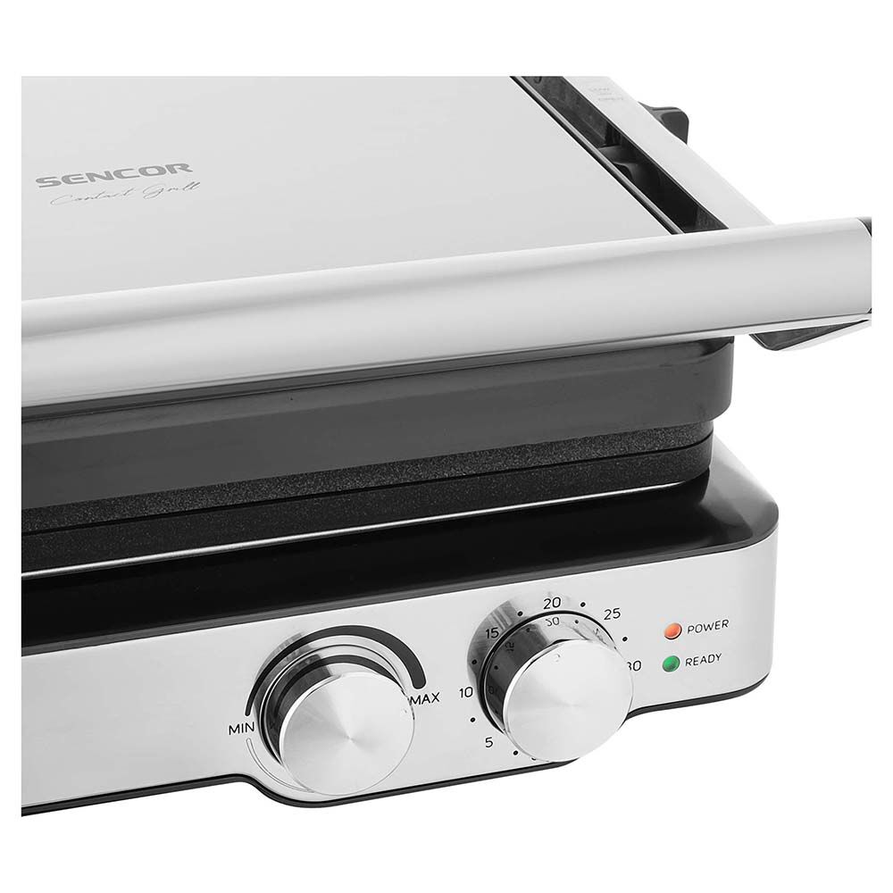 Sandviç Tost Makinesi Sencor Sbg 4010Ss Siyah/Gümüş