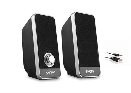 Snopy Sn-830 2.0 Siyah Hoparlör-Snopy Kktc