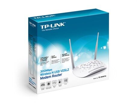 Tp-Link Td-W9970 300Mbps Wi-Fi Vdsl2 Modem Router - Tp-Link Acces P...-Tp-Link Kktc