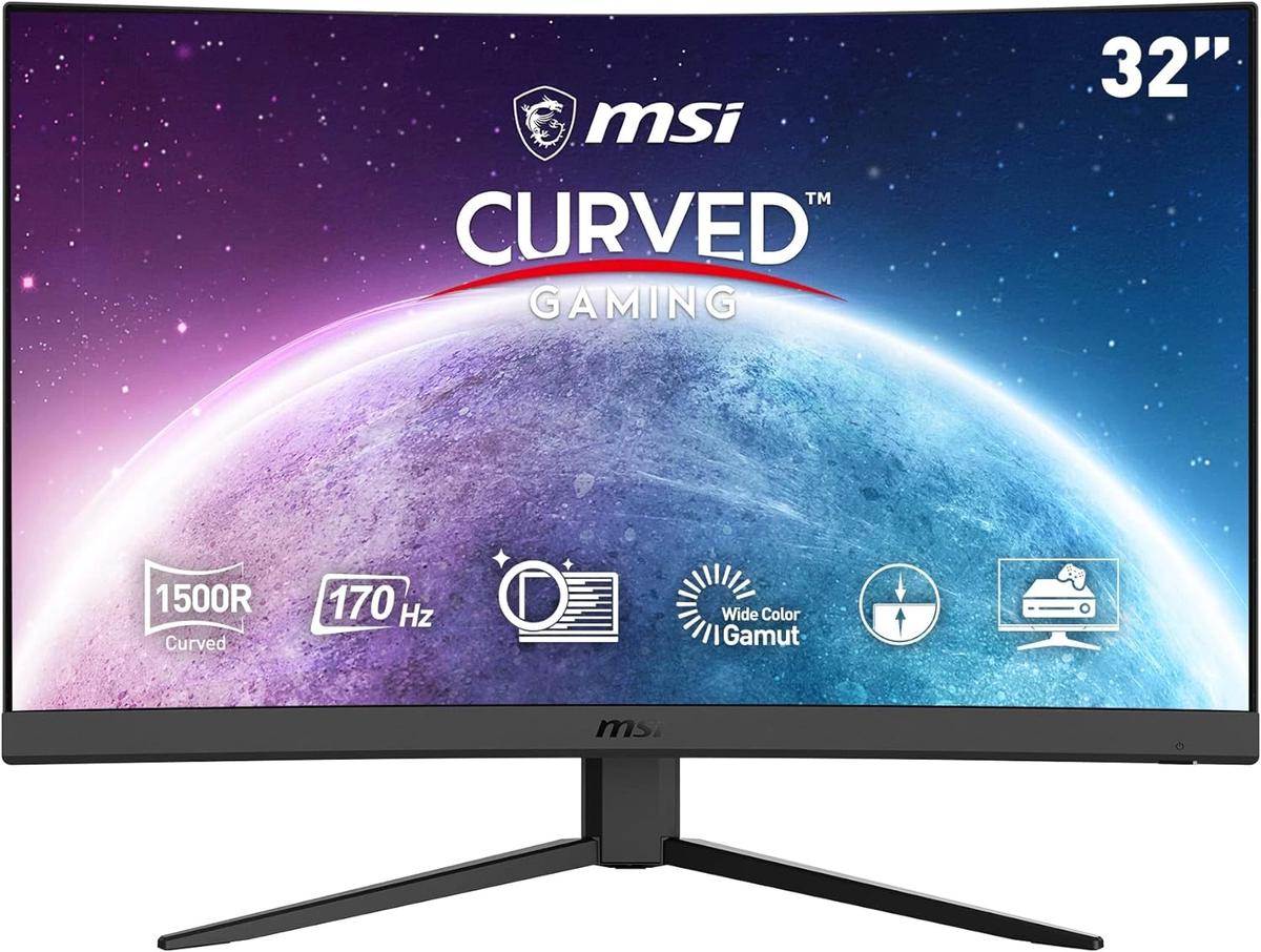 Monıtor Msı 31.5&Amp;Quot; G32C4 E2 Curved 1Ms 170Hz Fhd Hdmı Dp Kktc