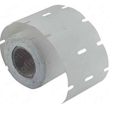 50Mm X 38Mm Karton Raf Etiketi 350 Li Sarım Kktc