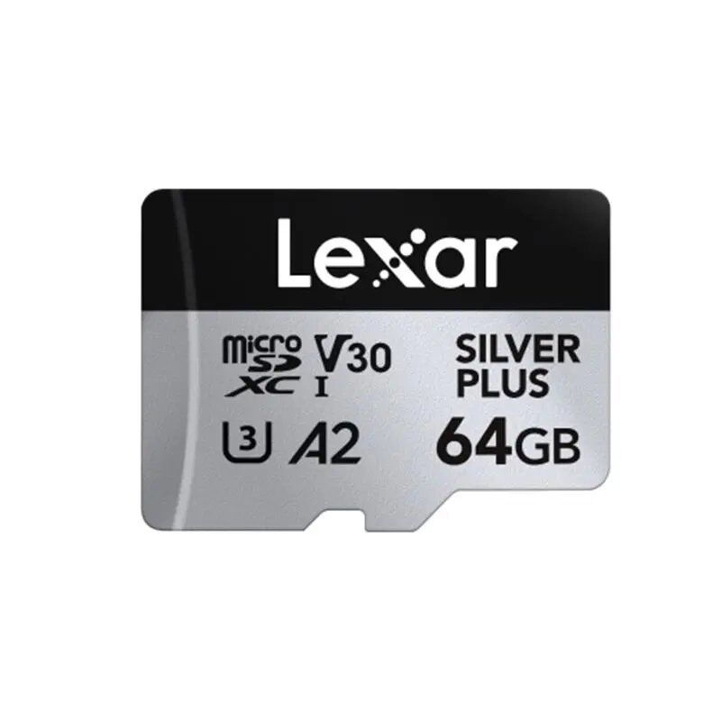 Lexar 64Gb Silver Plus Microsdxc Uhs-I 205Mb/S-100Mb/S C10 A2 V30 Kktc