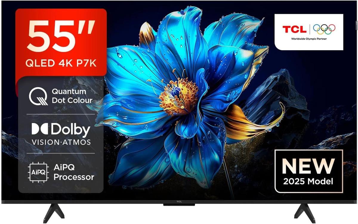 Televizyon Tcl 55&Amp;Quot; 55P7K Qled 4K Quantum Crystal Google Tv Kktc