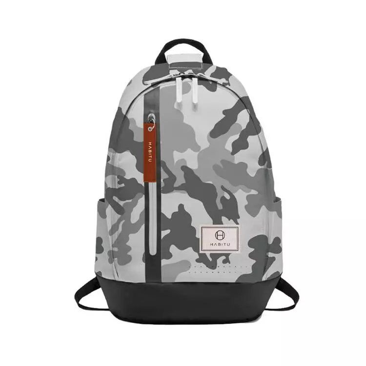 St05311_1 Habitu Polyester Backpack 15,6&Amp;Quot; Black Camo Hbsbc - Görsel 1