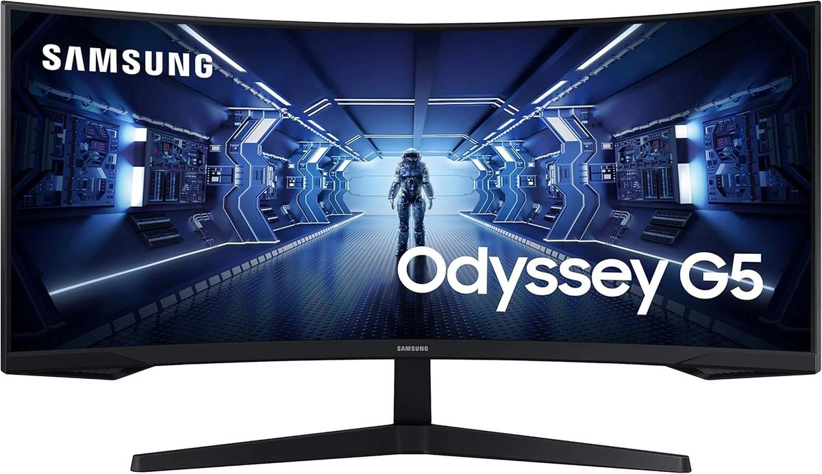 Samsung Odyssey G5 34&Amp;Quot; Lc34G55Twwrxuf 1Ms 2K Wqhd Curved 165Hz Kktc