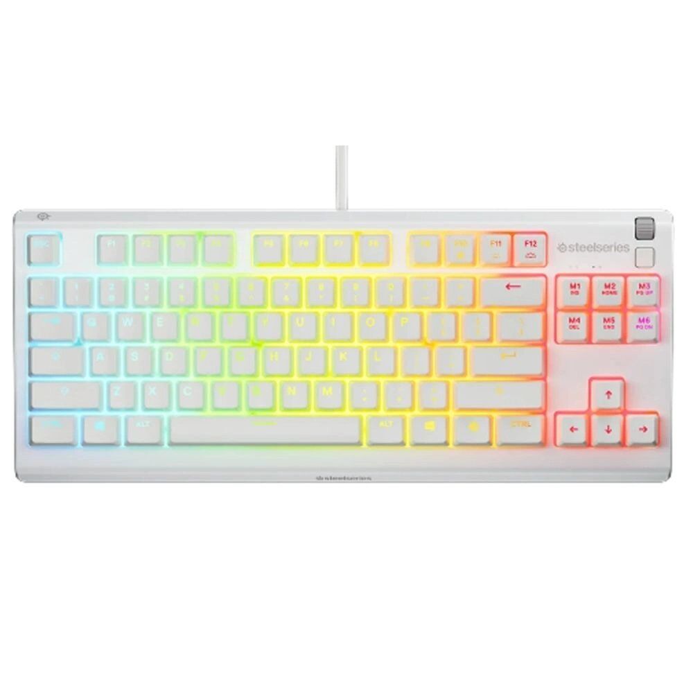 Steelseries Ssk64948 Apex 3 Tkl Tr Q Rgb Membrane Kablolu Beyaz Gaming Kktc