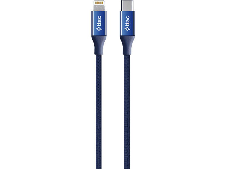 Ttec 2Dk41L Alumicable Type-C - Lightning Hızlı Şarj Kablosu 150Cm Kktc