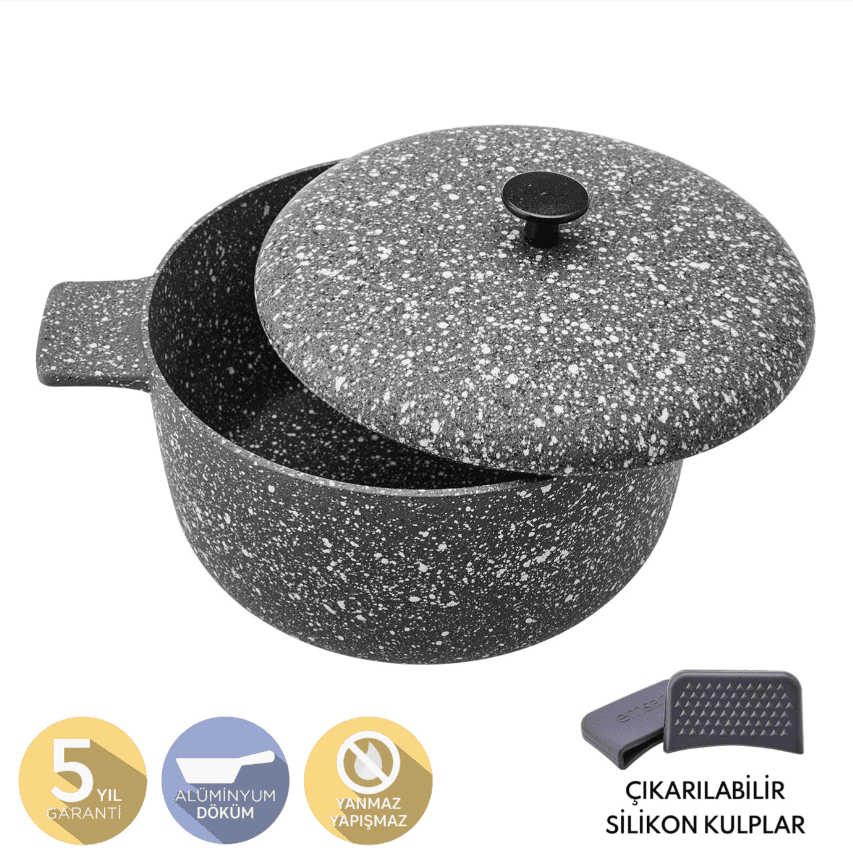 Emsan Perge 20 Cm Derin Tencere - Görsel 1