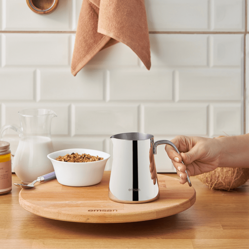 Emsan Cooper Milk Pot - 800 Ml - Görsel 1