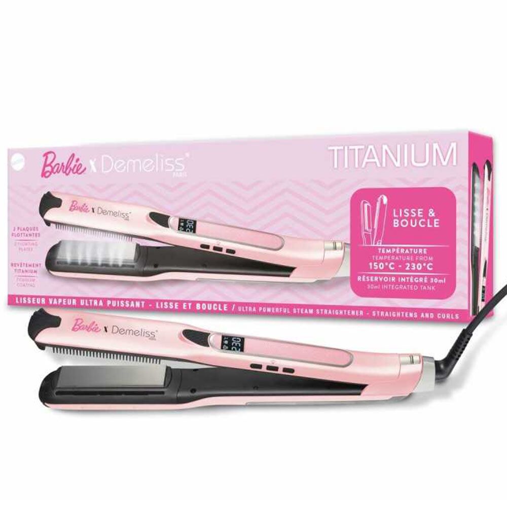 Saç Düzleştirici Demeliss Barbie Edisyonu Titanyum V2