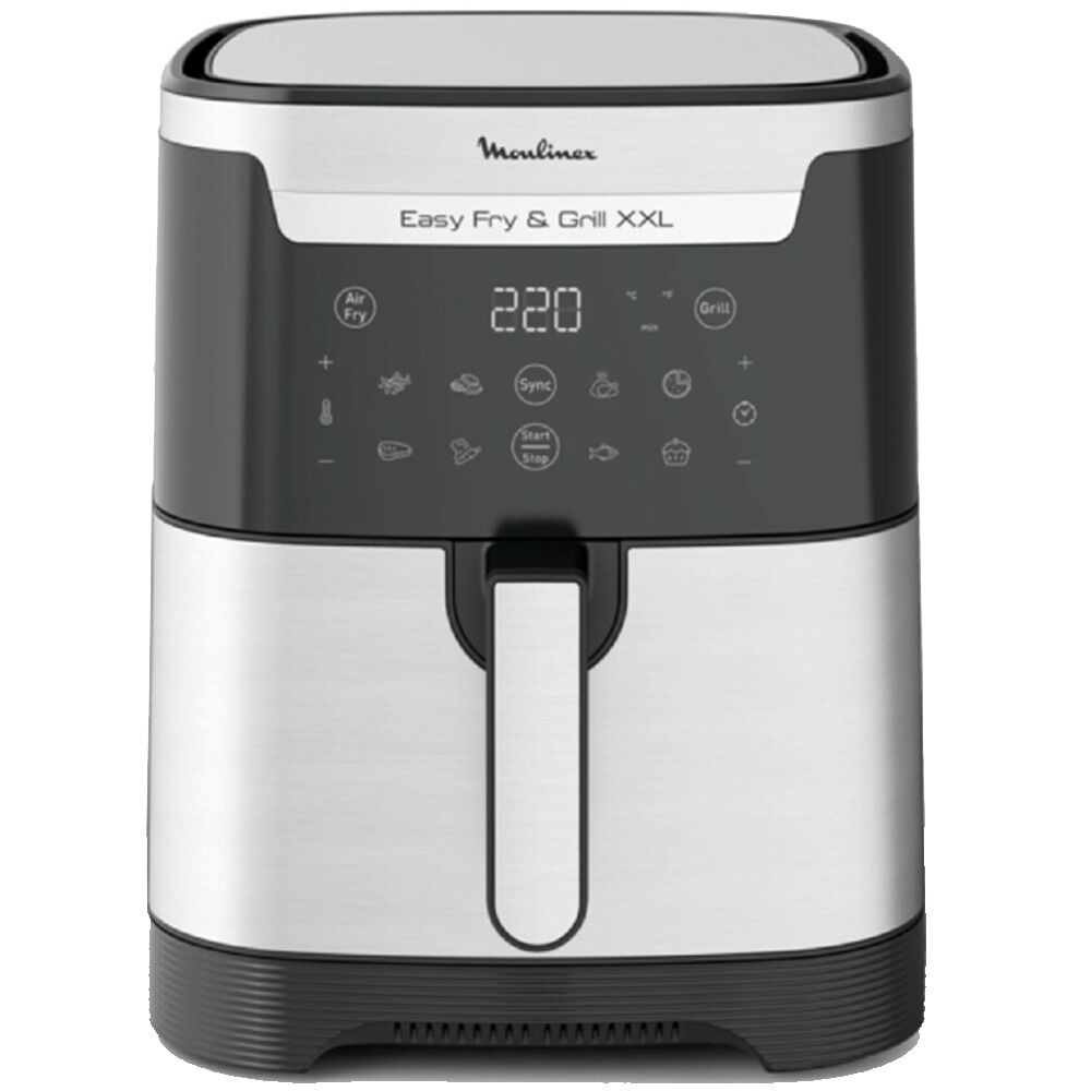 Hava Fritözü Moulinex Easy Fry &Amp;Amp; Grill Xxl Ez801D10 Siyah/Gümüş