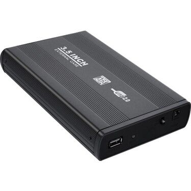 Aksesuar External Hdd Kutusu 3.5&Amp;Quot; Usb 2.0 Sata Siyah Kktc