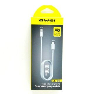 Kablo Awei Cl-68 Type-C To Lightning 1Mt Kktc