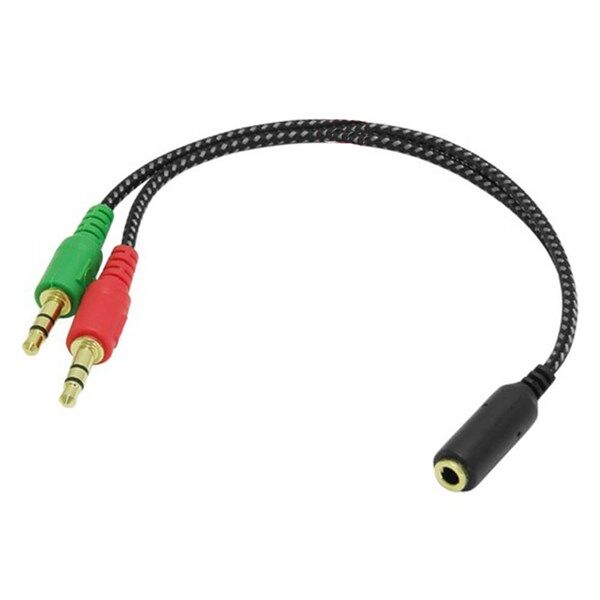 Kablo Frisby Fa-6624Ac Çevi̇ri̇ci̇ 4Pin 3.5Mm Kulaklik Çoklayici Kktc