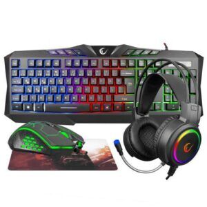 Rampage Km-404 Argenti Rainbow Usb Gaming Combo Set KKTC