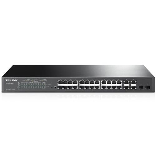 Tp-Link Omada Tl-Sl2428P 24Port Poe 10/100 +4 Port Gigabit 180W Switch Kktc