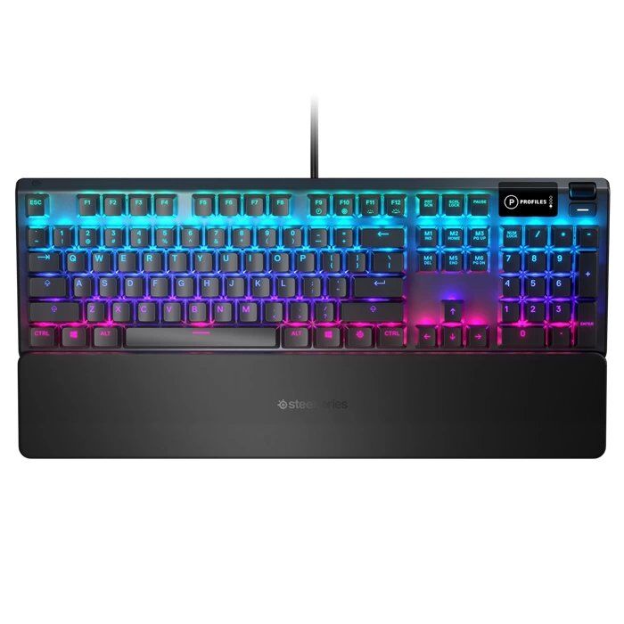 Klavye Steelseries Apex 5 Ssk64538 Rgb Blue Switch Hibrit Tr Layout Kktc