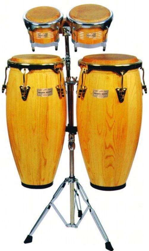 Tiger Power Conga &Amp;Amp; Bongo Set