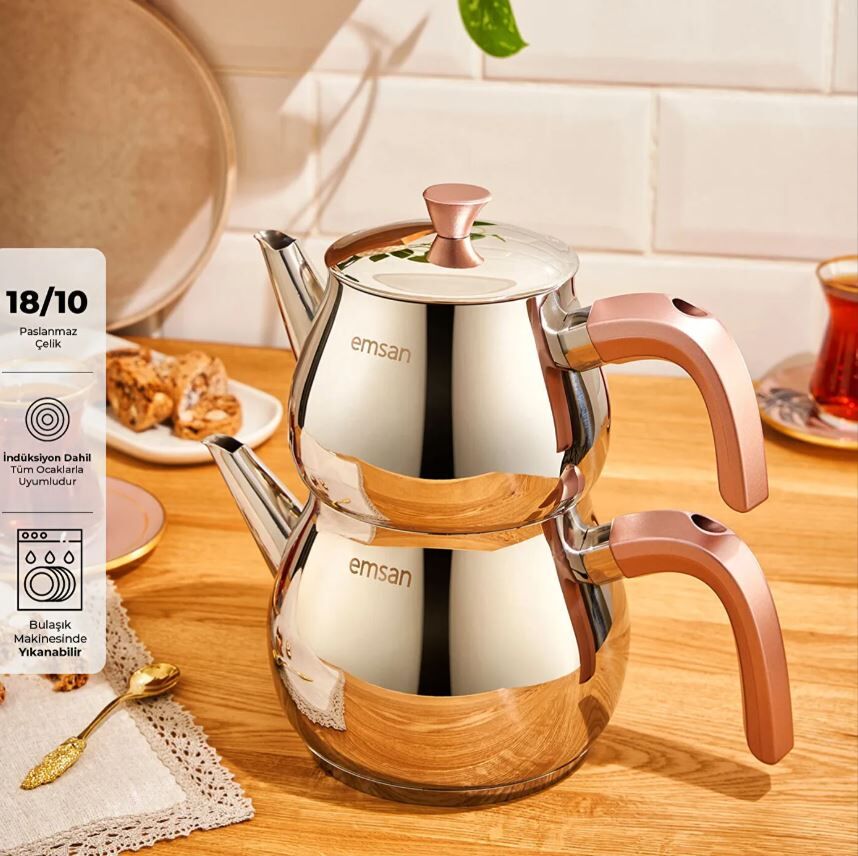 Emsan Pera Midi Çaydanlık Tk, - - Görsel 1