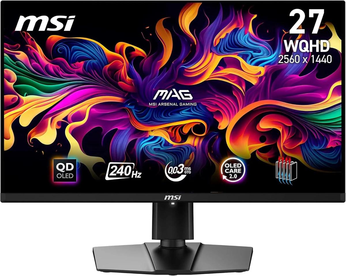 Monitör Msi 26.5&Amp;Quot; Mag 271Qpx Qd-Oled E2 Flat 0.03Ms 240Hz Wqhd Kktc Monitör Msi 26.5&Amp;Quot; Mag 271Qpx Qd-Oled E2 Flat 0.03Ms 240Hz Wqhd Kktc