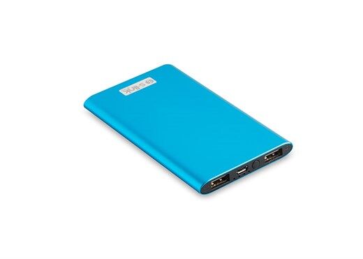 S-Link Ip-P22 4000Mah 1-2A Mavi Slim Powerbank-S-Link Kktc