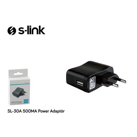 S-Link Sl-30A 500Ma Power Adaptör - Şarj Cihazları-S-Link Kktc