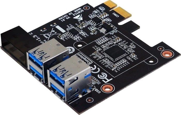 Bıostar Pcı-E 1X To 4X Usb3.0 Rıser Adaptor Dcbtc2 Kktc