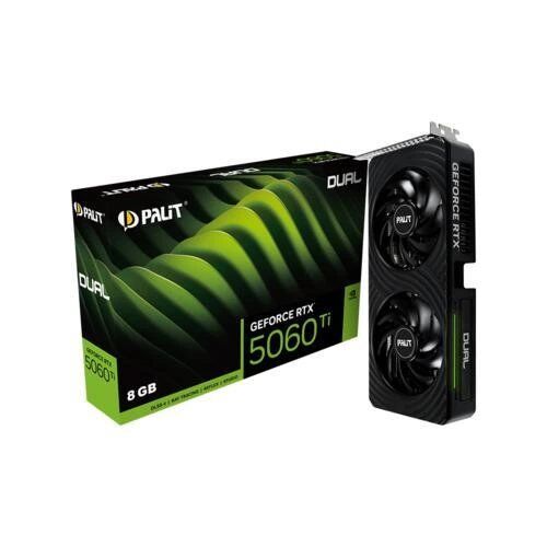 Ekran Karti Palit Rtx5060 Dual 8Gb 128Bit Gddr7 Kktc