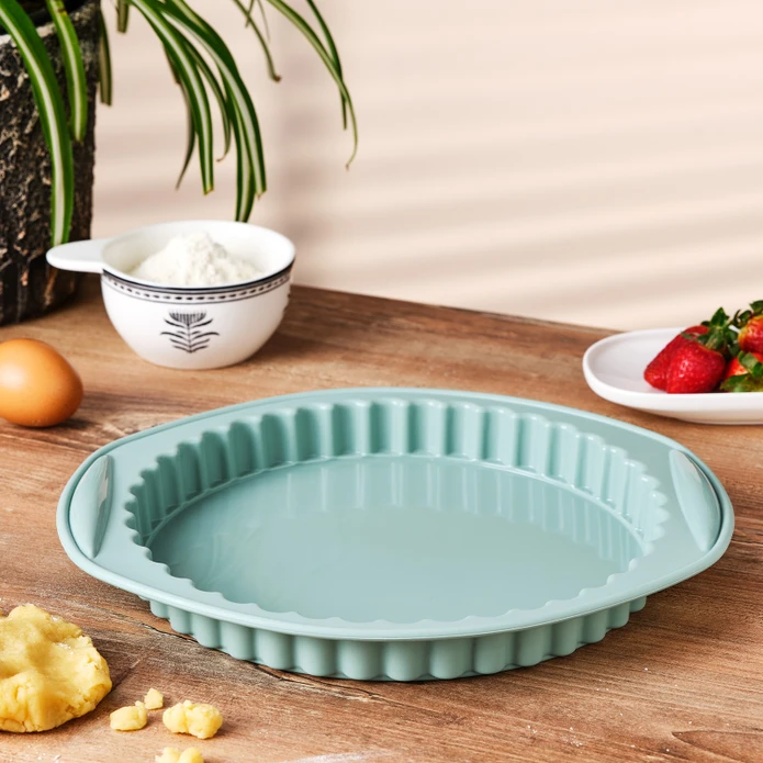 Silikon Tart Kalıbı Yeşil Silikon Tart Kalıbı Yeşil