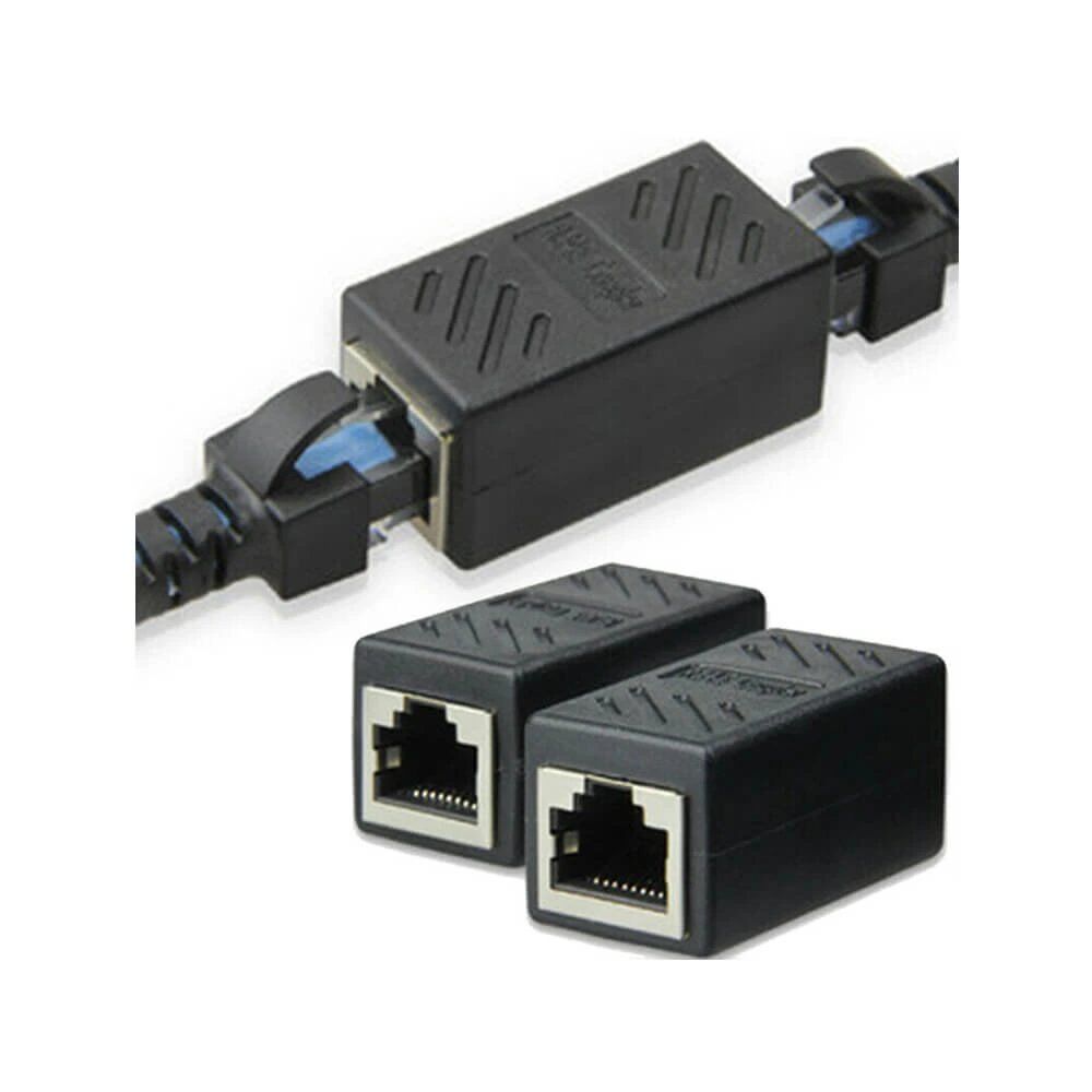 Rj45 Extender Uzatma Adaptoru Siyah Kaliteli Kktc Rj45 Extender Uzatma Adaptoru Siyah Kaliteli Kktc